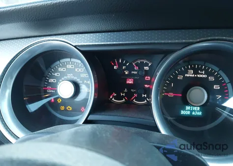 2010 Ford Shelby Gt500 из США, поврежденный, VIN 1ZVBP8JS7A5123282